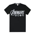 Grau - Back - Avengers - Schlafanzug für Herren