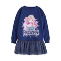 Marineblau - Front - Frozen - Freizeitkleid für Mädchen