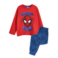 Blau-Rot - Front - Spider-Man - Schlafanzug mit langer Hose für Jungen