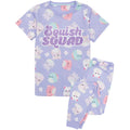 Violett - Front - Squishmallows - Schlafanzug für Kinder