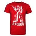 Rot - Front - Transformers - "Autobot" T-Shirt für Herren