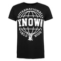Schwarz - Front - Known - "Worldwide" T-Shirt für Herren