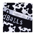 Schwarz-Weiß - Side - OddBalls - "Fat Cow" Slips für Damen