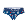 Blau-Weiß - Front - OddBalls - "ODI Inspired" Slips für Damen