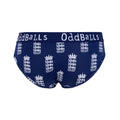 Blau-Weiß - Back - OddBalls - Slips für Damen