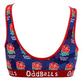 Blau-Rot - Back - OddBalls - "Alternate" Bralette für Damen