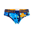Blau-Gelb - Front - OddBalls - "Space Balls" Slips für Damen