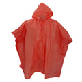 Rot - Front - Splashmacs Unisex Regenponcho - Regenschutz, besonders leicht