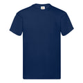 Marineblau - Front - Screen Stars Fruit Of The Loom Original Herren T-Shirt, Kurzarm