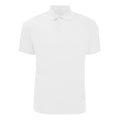 Weiß - Front - Glenmuir Mercerised Herren Polo-Shirt, Kurzarm