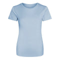 Himmelblau - Front - AWDis Just Cool Damen  Sport T-Shirt