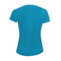 Aquablau - Side - SOLS Sporty Damen T-Shirt, kurzärmlig
