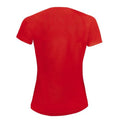 Rot - Side - SOLS Sporty Damen T-Shirt, kurzärmlig
