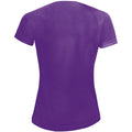 Lila - Back - SOLS Sporty Damen T-Shirt, kurzärmlig