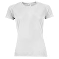 Weiß - Front - SOLS Sporty Damen T-Shirt, kurzärmlig