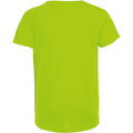 Neon Grün - Back - SOLS Kinder T-Shirt Sporty, Kurzarm
