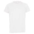 Weiß - Front - SOLS Kinder T-Shirt Sporty, Kurzarm