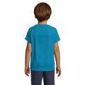 Wasserblau - Side - SOLS Kinder T-Shirt Sporty, Kurzarm