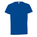 Königsblau - Front - SOLS Kinder T-Shirt Sporty, Kurzarm