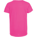 Neon Pink - Back - SOLS Kinder T-Shirt Sporty, Kurzarm