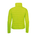 Neongrün - Back - SOLS Damen Steppjacke - Jacke, gepolstert, wasserabweisend