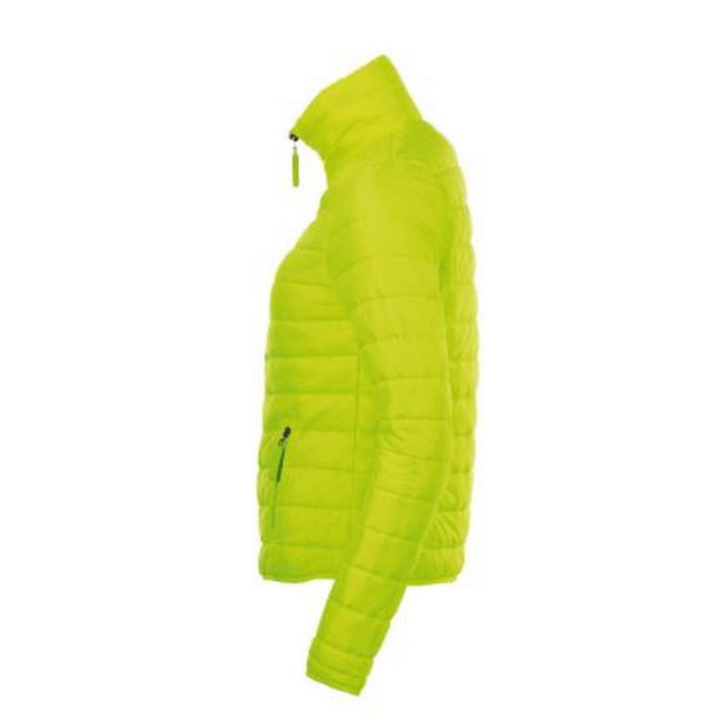 Neongrün - Side - SOLS Damen Steppjacke - Jacke, gepolstert, wasserabweisend
