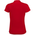 Rot - Side - SOLS Damen Performer Pique Polo-Shirt, Kurzarm