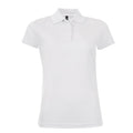 Weiß - Front - SOLS Damen Performer Pique Polo-Shirt, Kurzarm