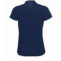 Marineblau - Back - SOLS Damen Performer Pique Polo-Shirt, Kurzarm