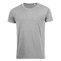 Grau meliert - Front - SOLS Herren T-Shirt Mixed, Kurzarm