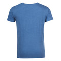 Blau meliert - Back - SOLS Herren T-Shirt Mixed, Kurzarm