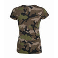 Camouflage - Back - SOLS Damen T-Shirt mit Tarnmuster, Kurzarm