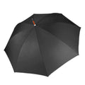 Dunkelgrau - Front - Kimood Unisex Regenschirm