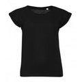 Schwarz - Front - SOLS Damen Melba T-Shirt, kurzärmlig