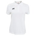 Weiß - Front - Canterbury Damen Waimak Pique Polo-Shirt, kurzärmlig