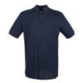 Marineblau - Front - Henbury Herren Pique Polo-Shirt