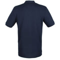 Oxford Marineblau - Back - Henbury Herren Pique Polo-Shirt