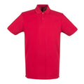 Vintage-Rot - Front - Henbury Herren Pique Polo-Shirt