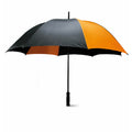 Schwarz-Orange - Back - Kimood Storm Golf Regenschirm manuell