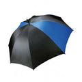 Schwarz-Royal - Front - Kimood Storm Golf Regenschirm manuell