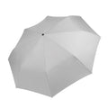 Weiß - Front - Kimood Kompakt Mini Regenschirm