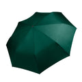 Flaschengrün - Front - Kimood Kompakt Mini Regenschirm