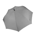 Silber - Back - Kimood großer Automatik Regenschirm