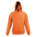 Orange - Front - SOLS Kinder Slam Kapuzen Sweatshirt
