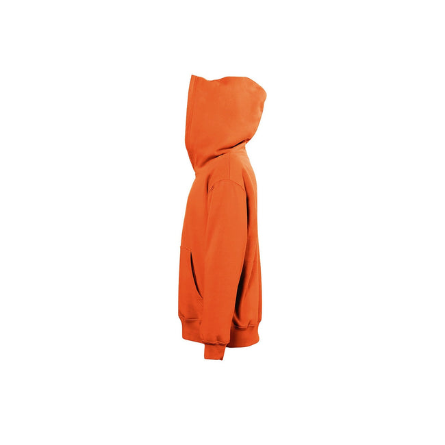 Orange - Side - SOLS Kinder Slam Kapuzen Sweatshirt