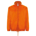 Orange - Front - SOLS Unisex Shift Windbreaker Jacke