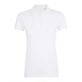 Weiß - Front - SOLS Damen Phoenix Kurzarm Pique Polo Shirt