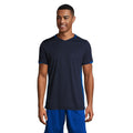 Marineblau-Royal Blau - Back - SOLS Herren Classico Kontrast Kurzarm Fußball T-Shirt