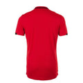 Rot-Schwarz - Back - SOLS Herren Classico Kontrast Kurzarm Fußball T-Shirt