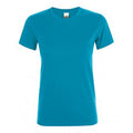 Wasserblau - Front - SOLS Damen Kurzarm-T-Shirt Regent